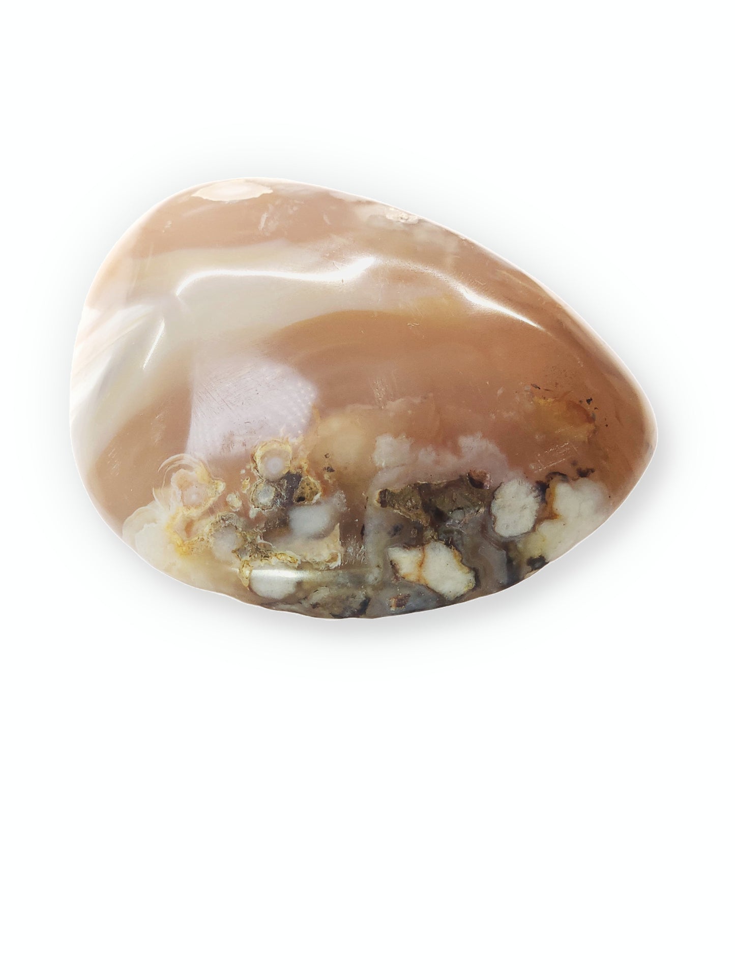 Flower Agate Palmstone FAP002