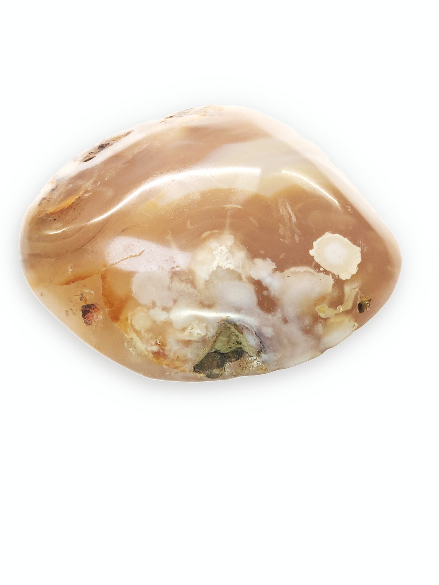 Flower Agate Palmstone FAP002