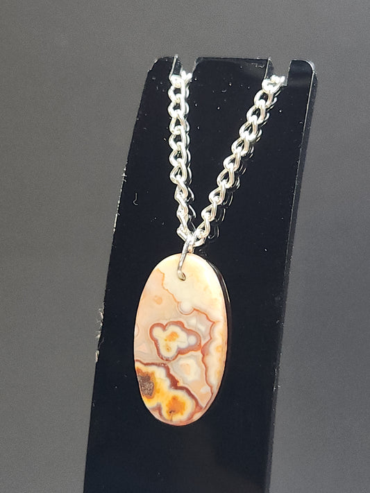 Crazy Lace Agate Necklace NK1