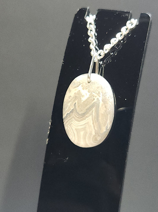Crazy Lace Agate Necklace NK2