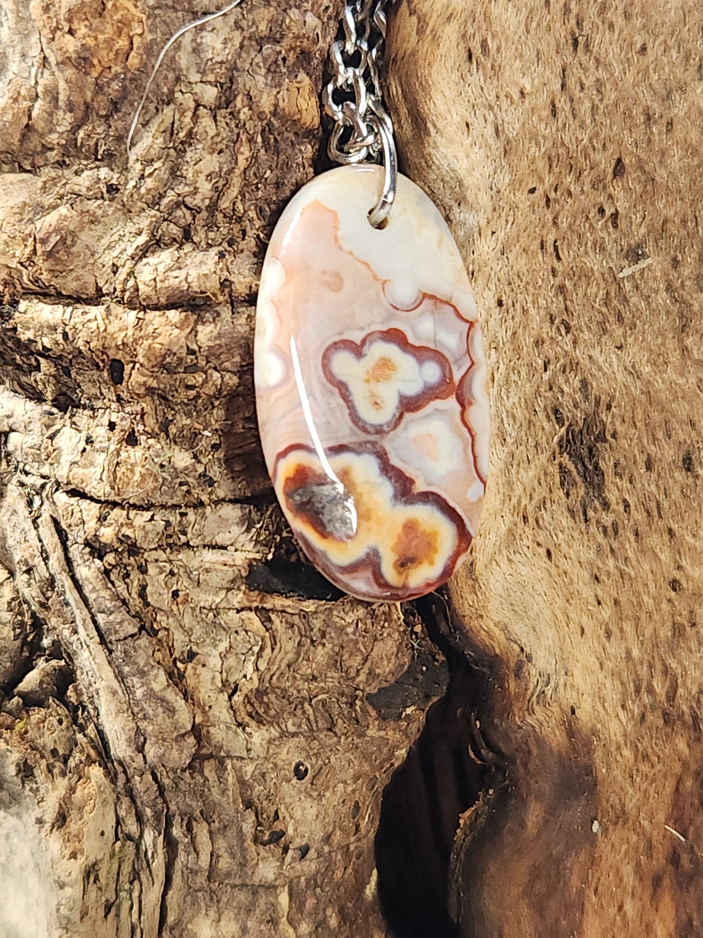 Crazy Lace Agate Necklace NK1