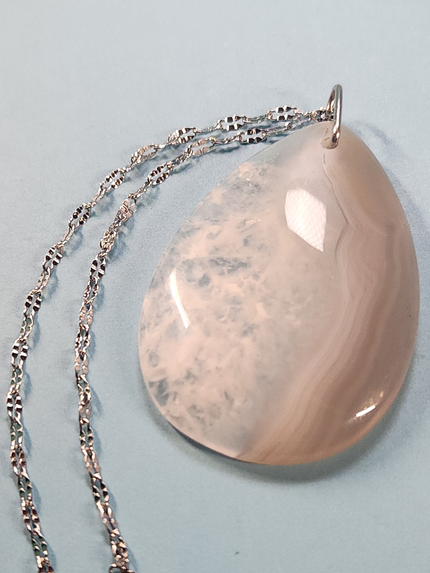 Lace Agate Necklace NKLA-001S-5