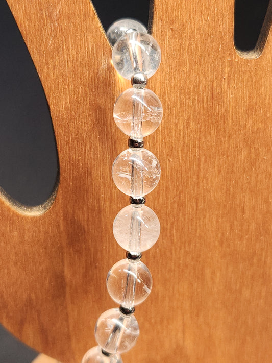 Clear Quartz Stretch Bracelet