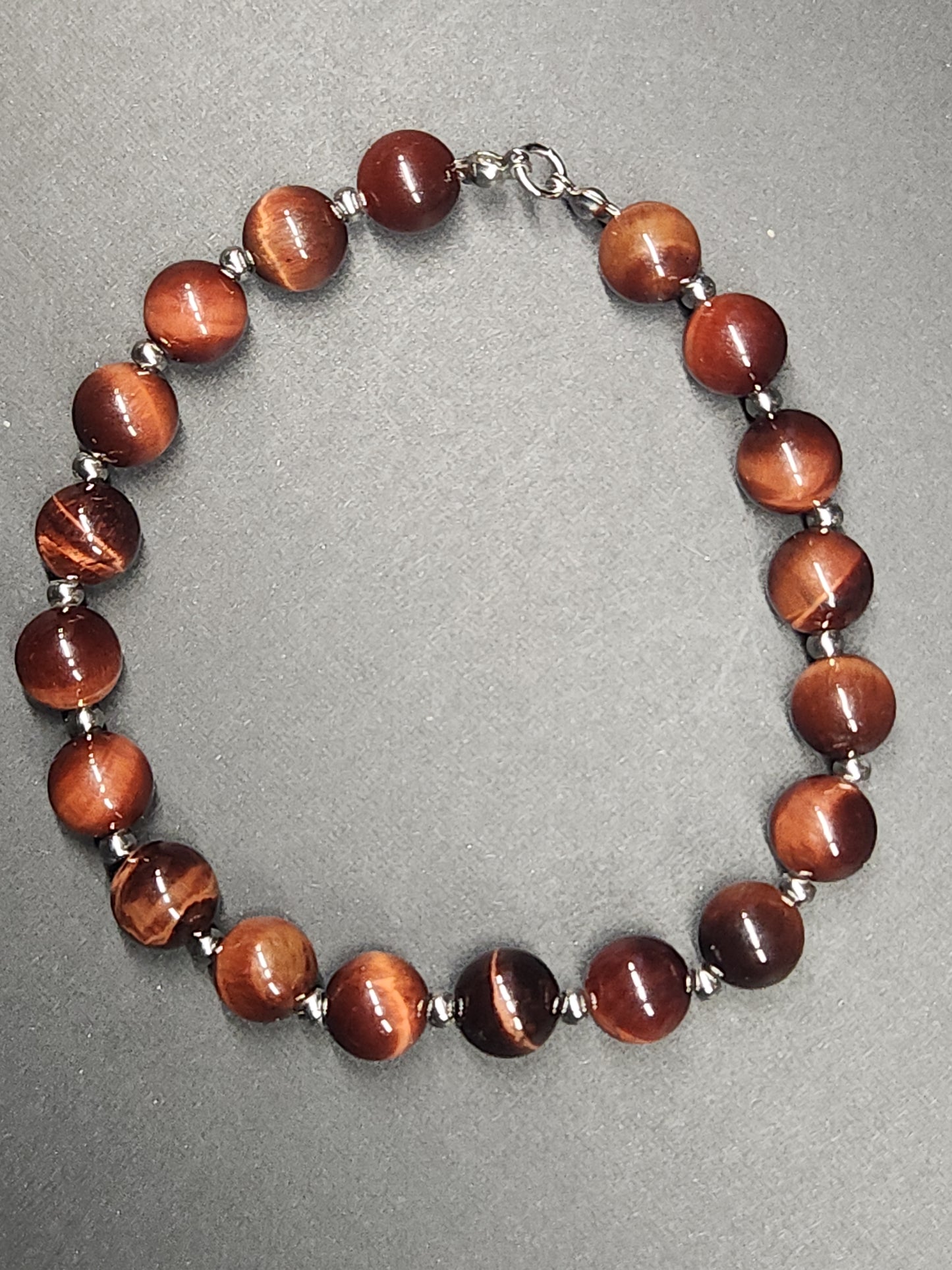 Red Tiger Eye Stretch Bracelet BRRTE-001S