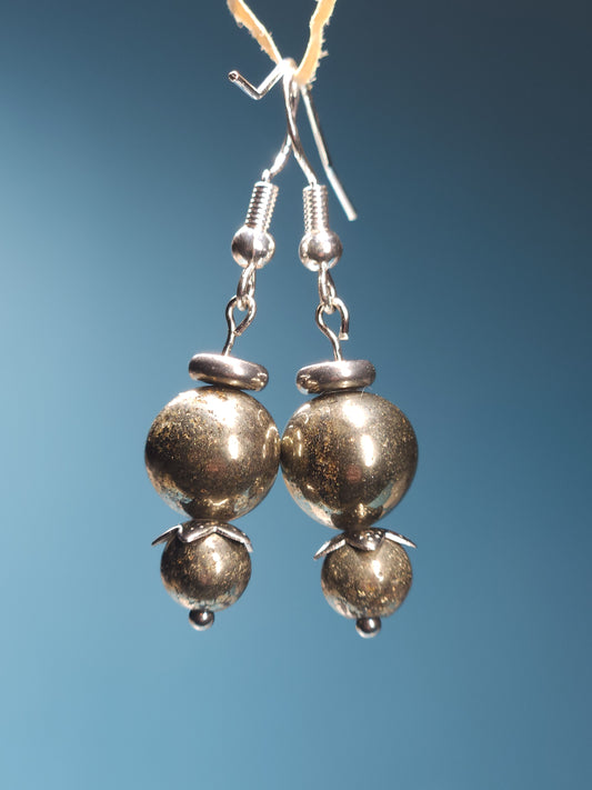 Pyrite Earrings