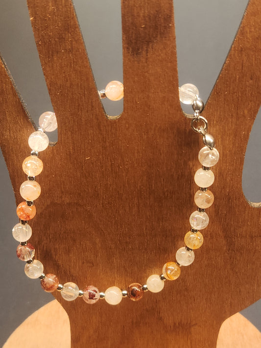 Fire Quartz Stretch Bracelet FQB-003S