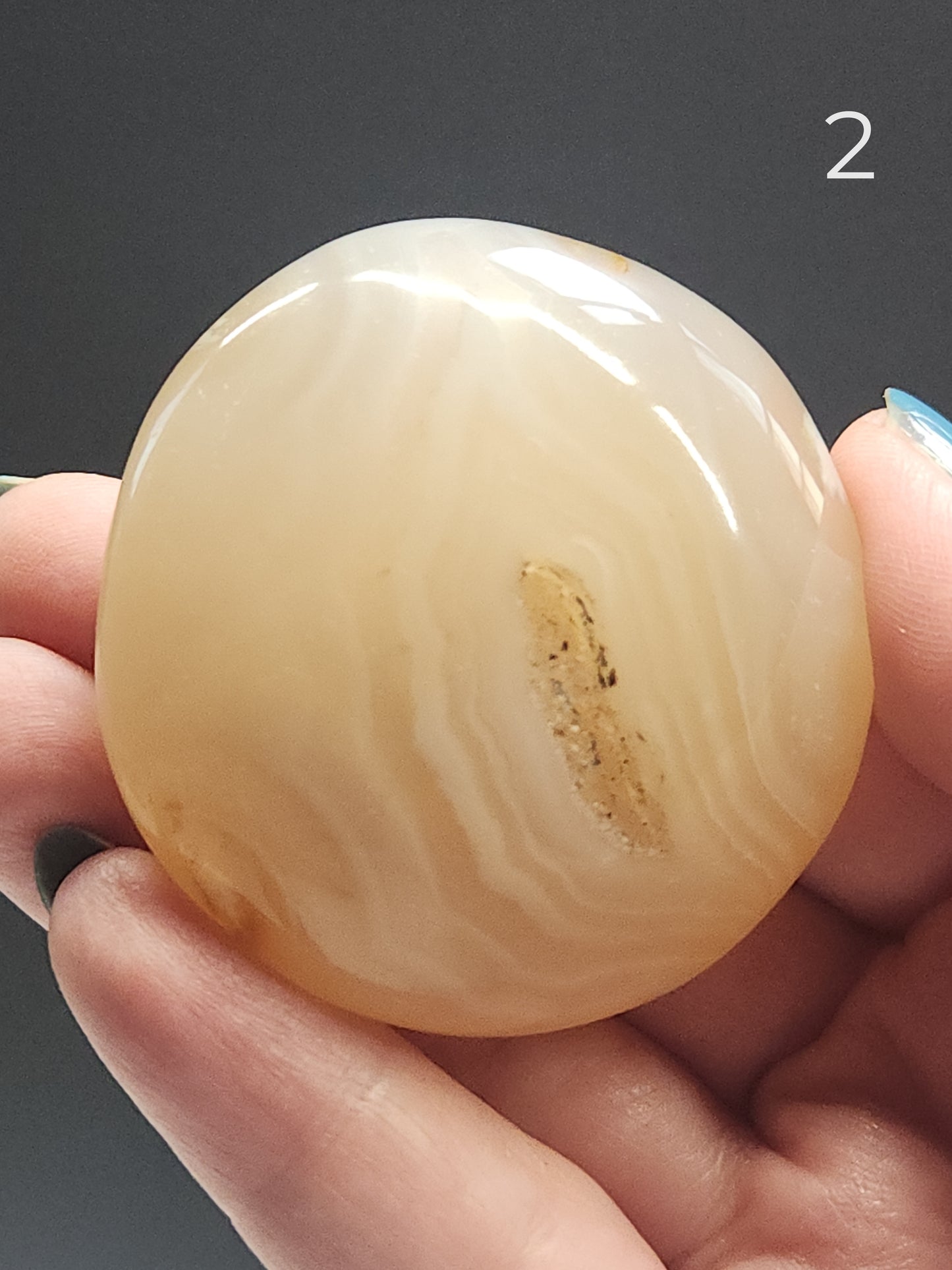 Banded Agate Palmstones BAP-INT