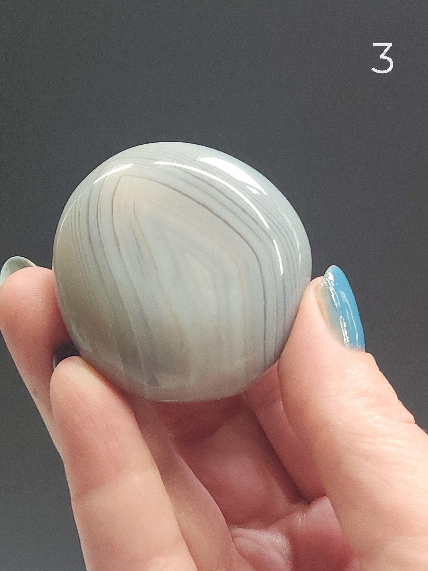 Banded Agate Palmstones BAP-INT