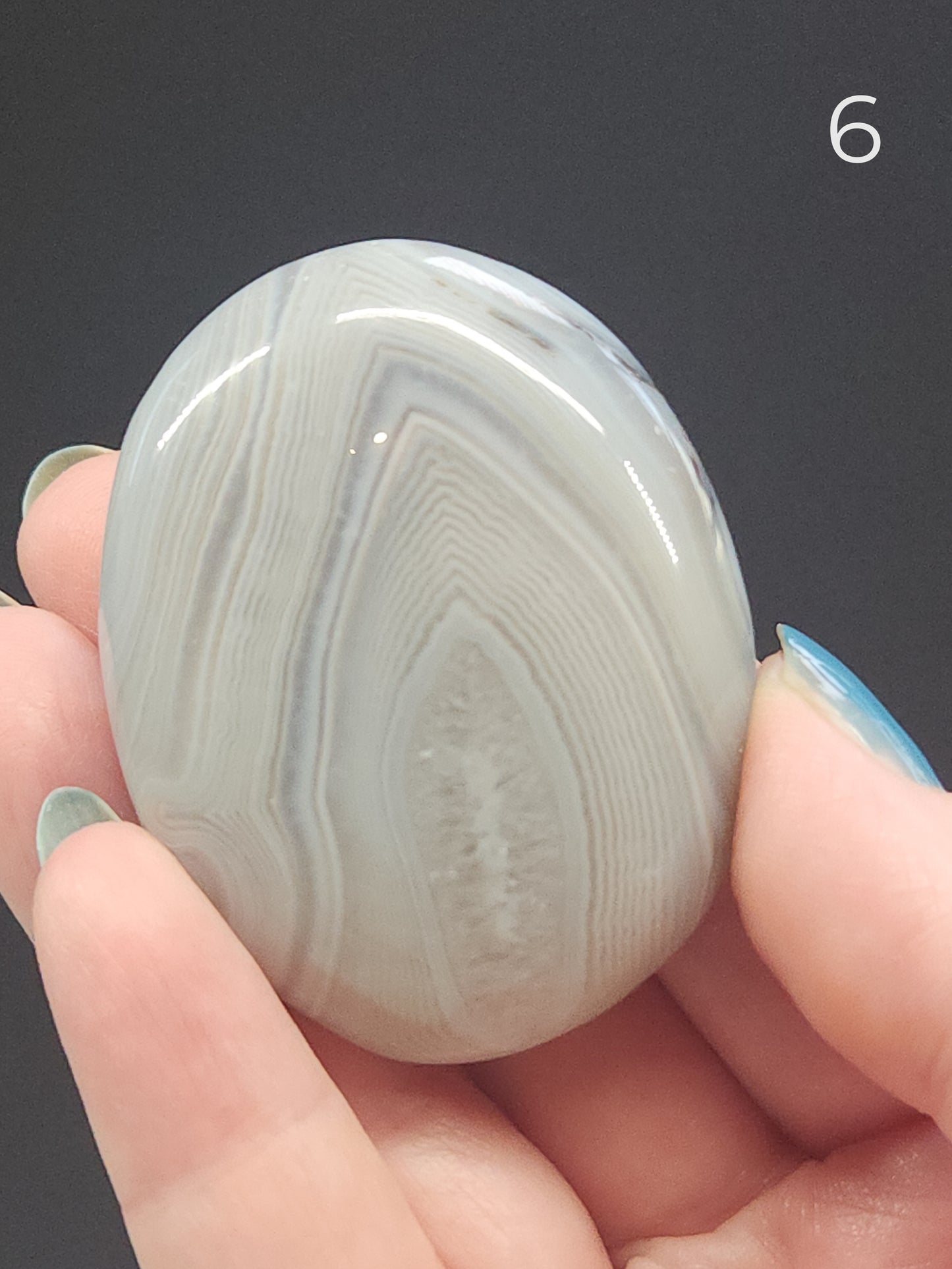 Banded Agate Palmstones BAP-INT