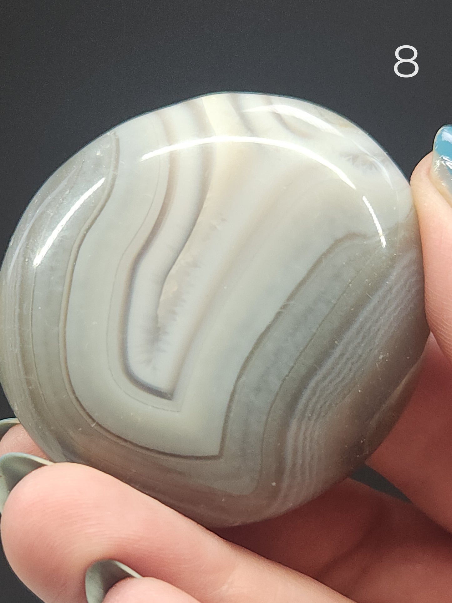 Banded Agate Palmstones BAP-INT