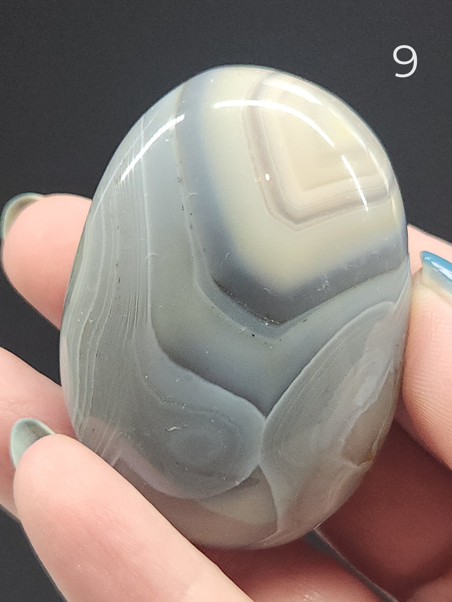 Banded Agate Palmstones BAP-INT