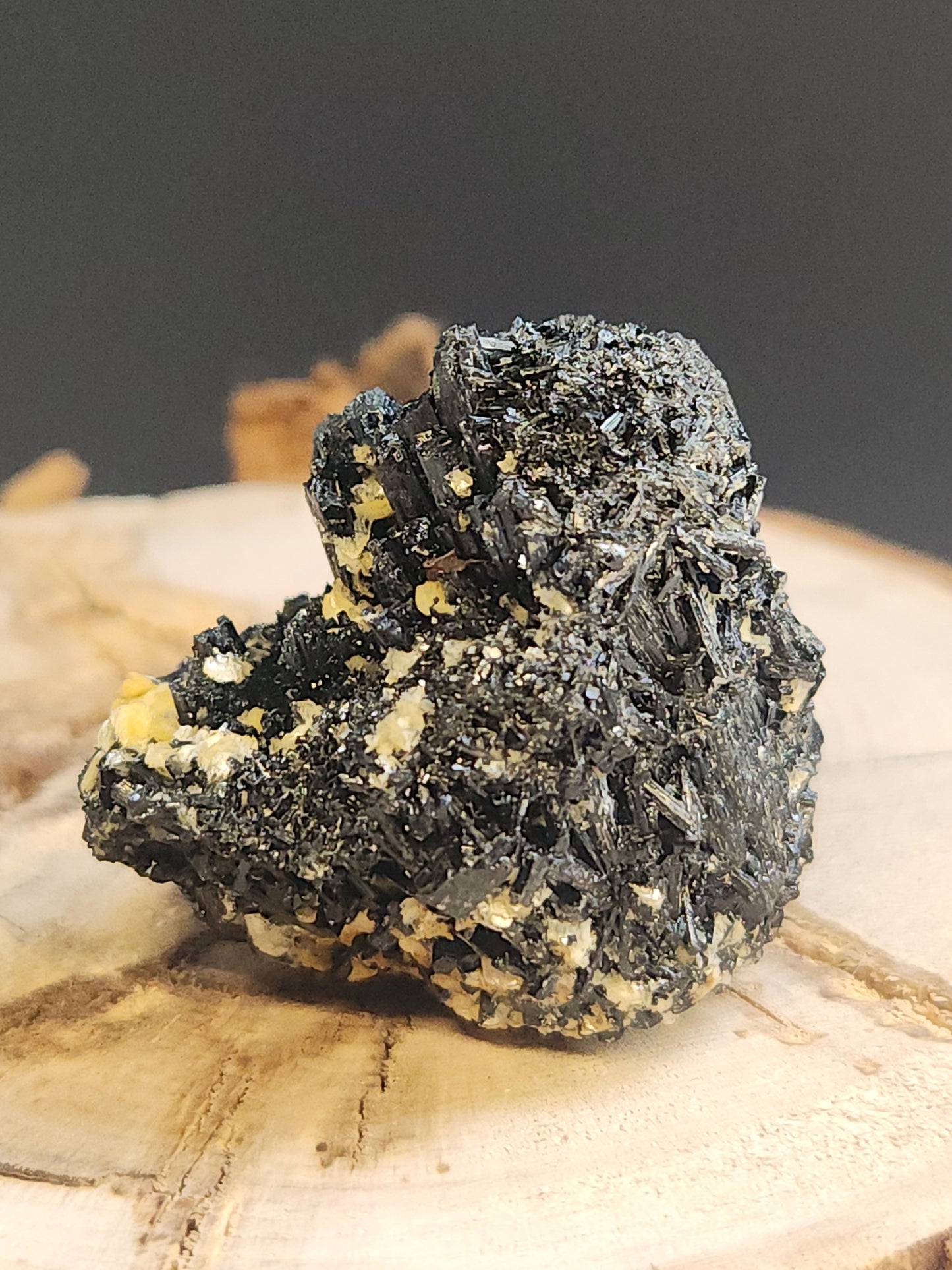 Black Tourmaline Cluster 62g BTR1