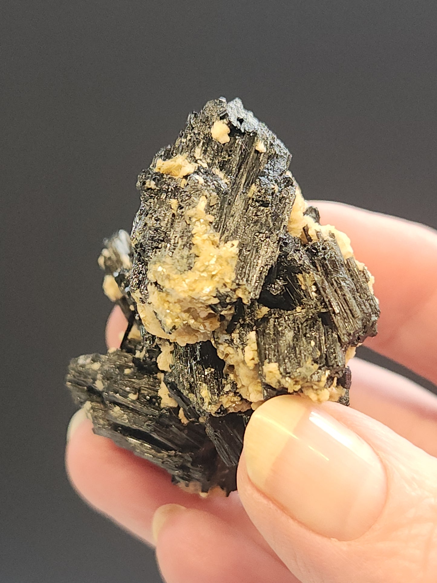 Black Tourmaline Cluster 50g BTR3