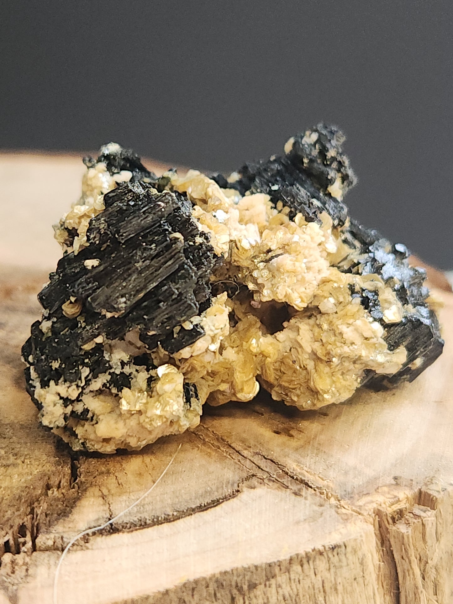 Black Tourmaline Cluster 42g BTR4