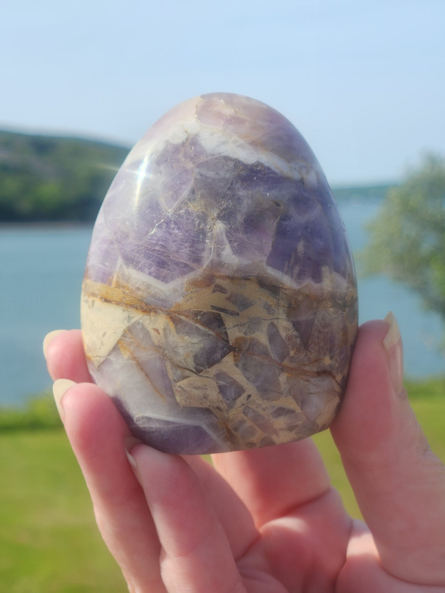 Chevron Amethyst Freeform CAF001S-231