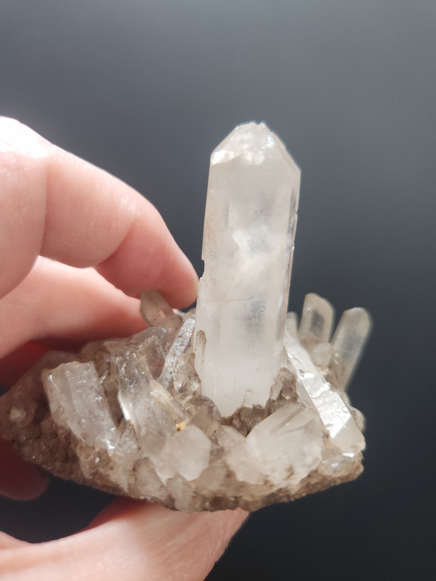 Clear Quartz Cluster 105g