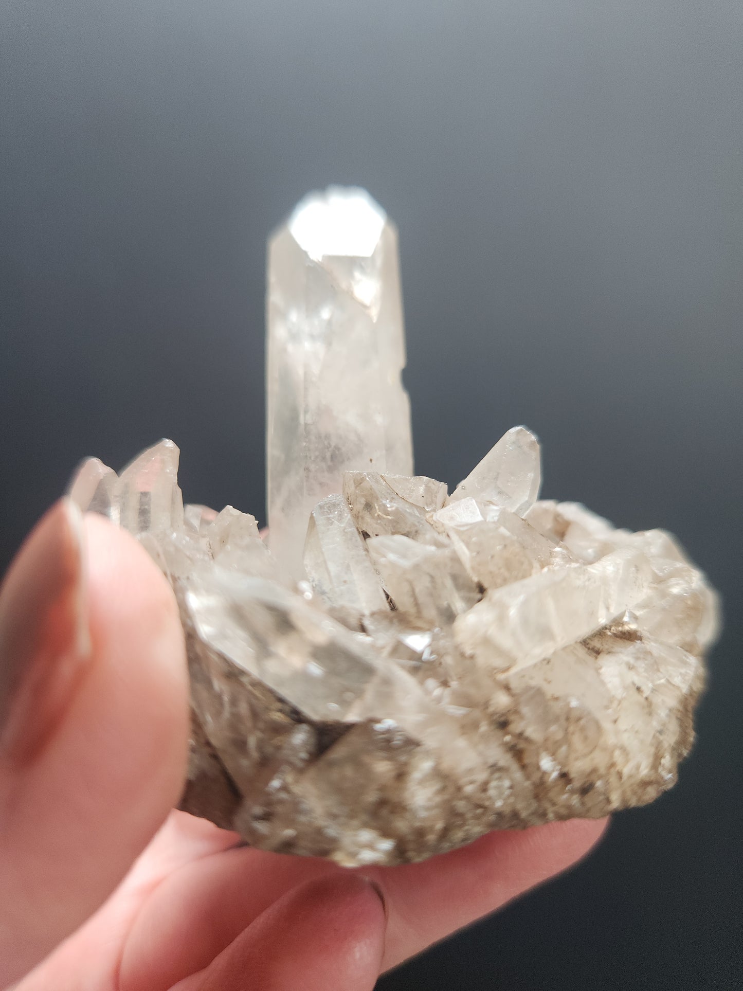 Clear Quartz Cluster 105g