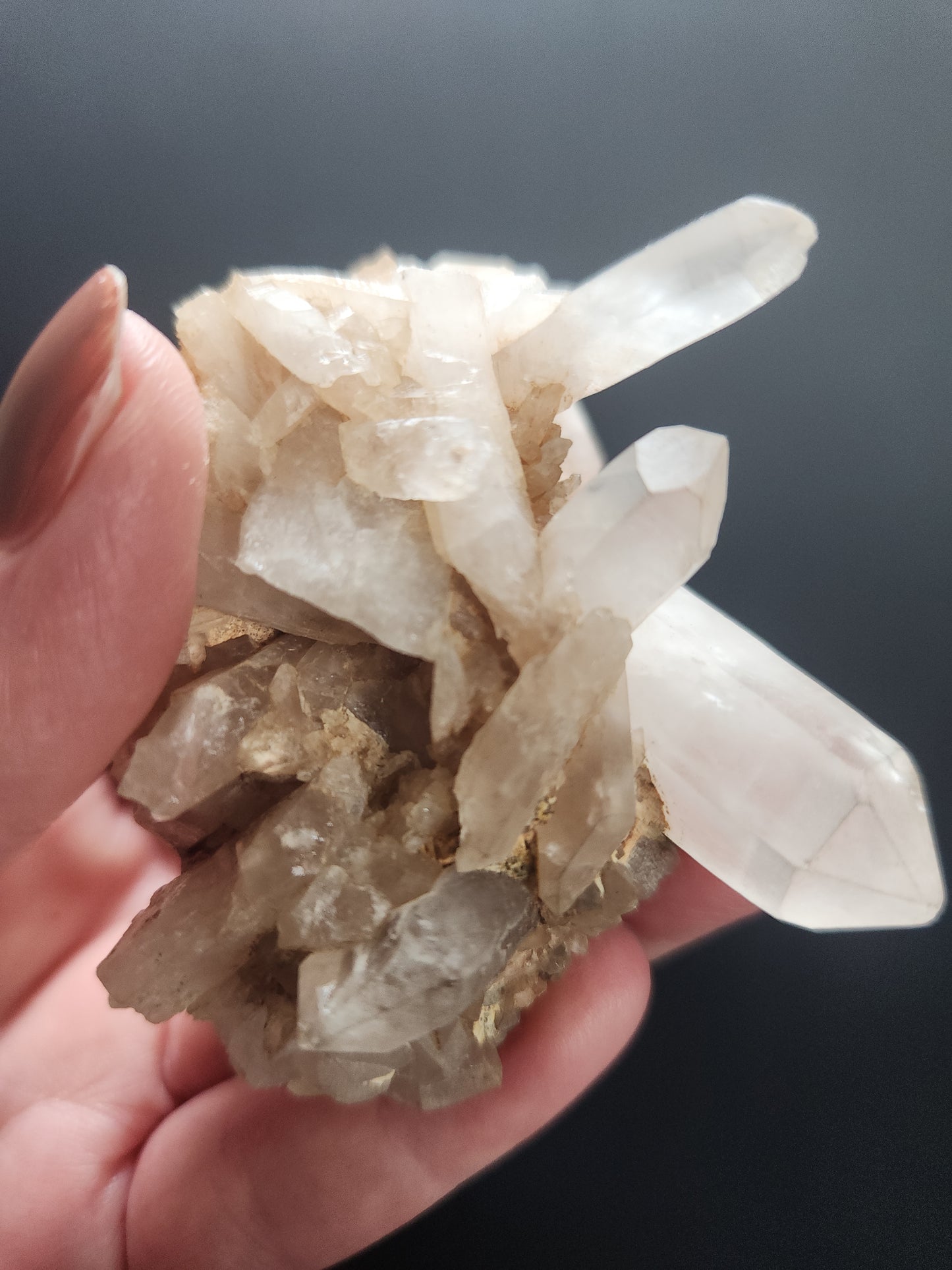 Clear Quartz Cluster 125g