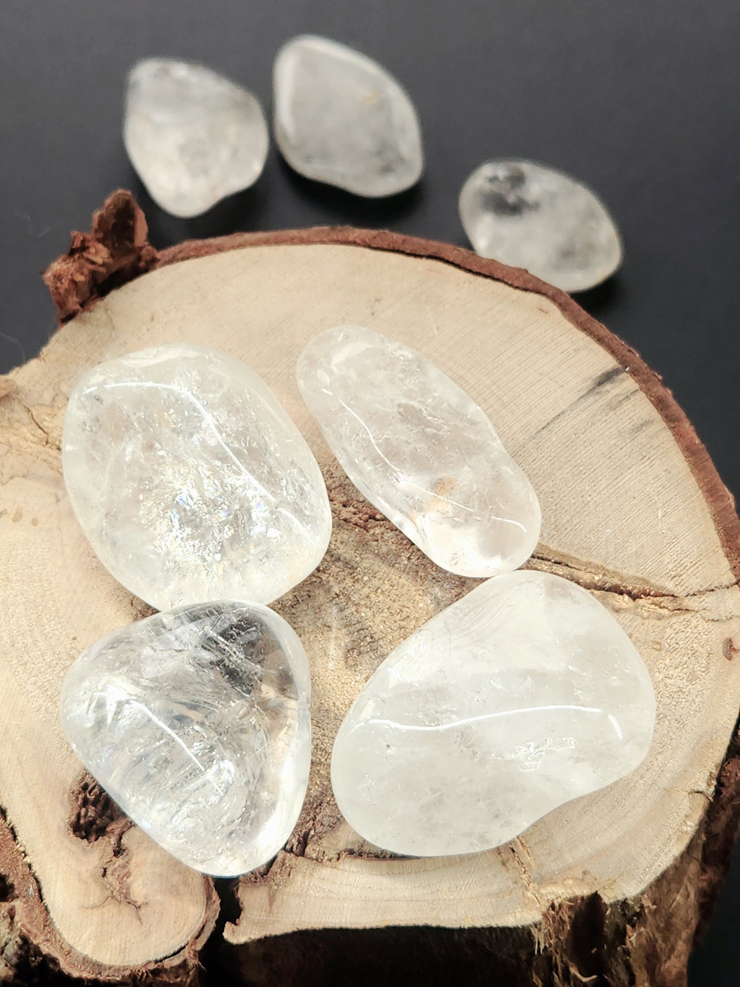 Clear Quartz Tumbles CQTU-INT
