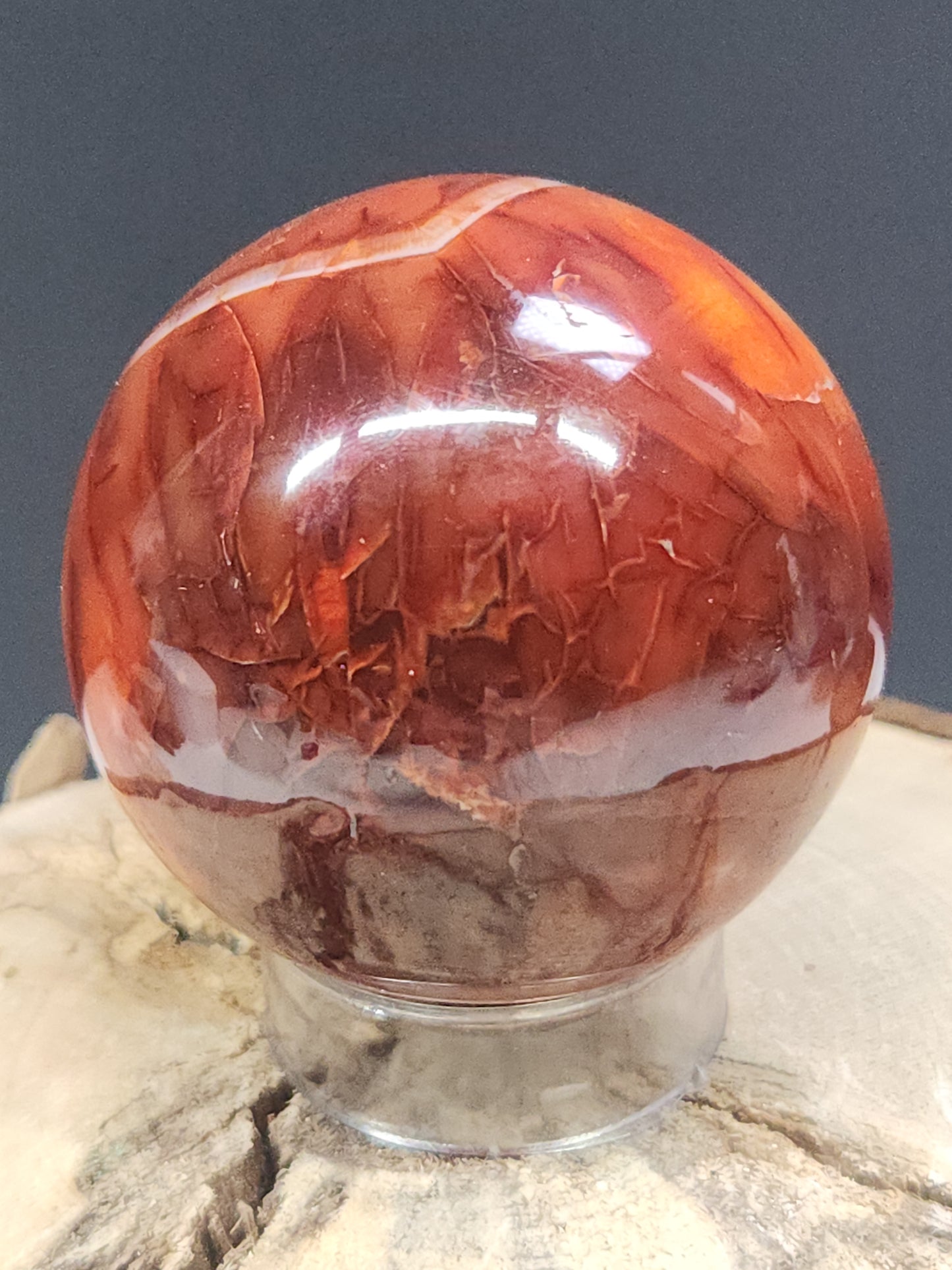 Carnelian Sphere CRS-004S-197-4