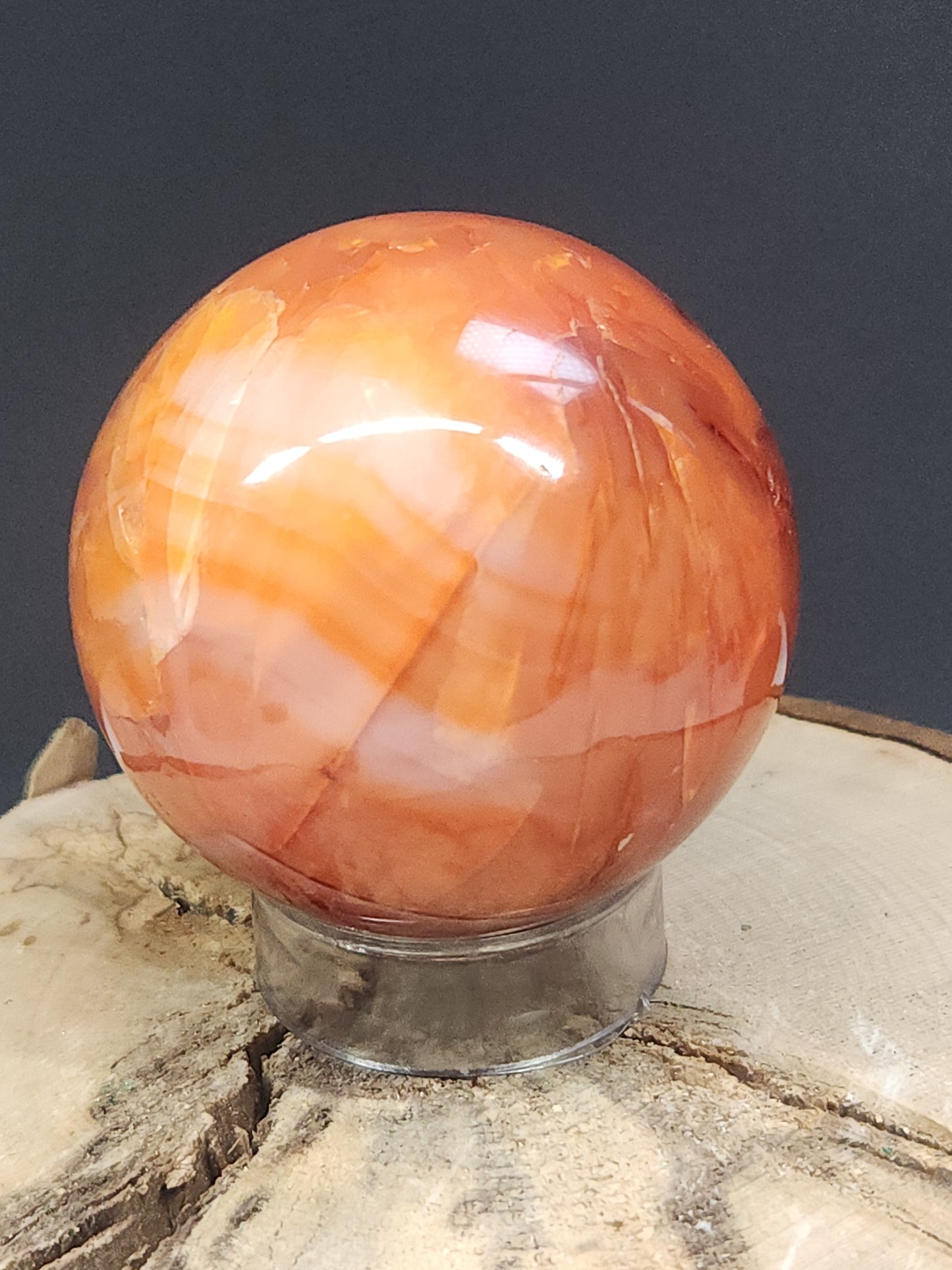 Carnelian Sphere CRS-004S-197-4