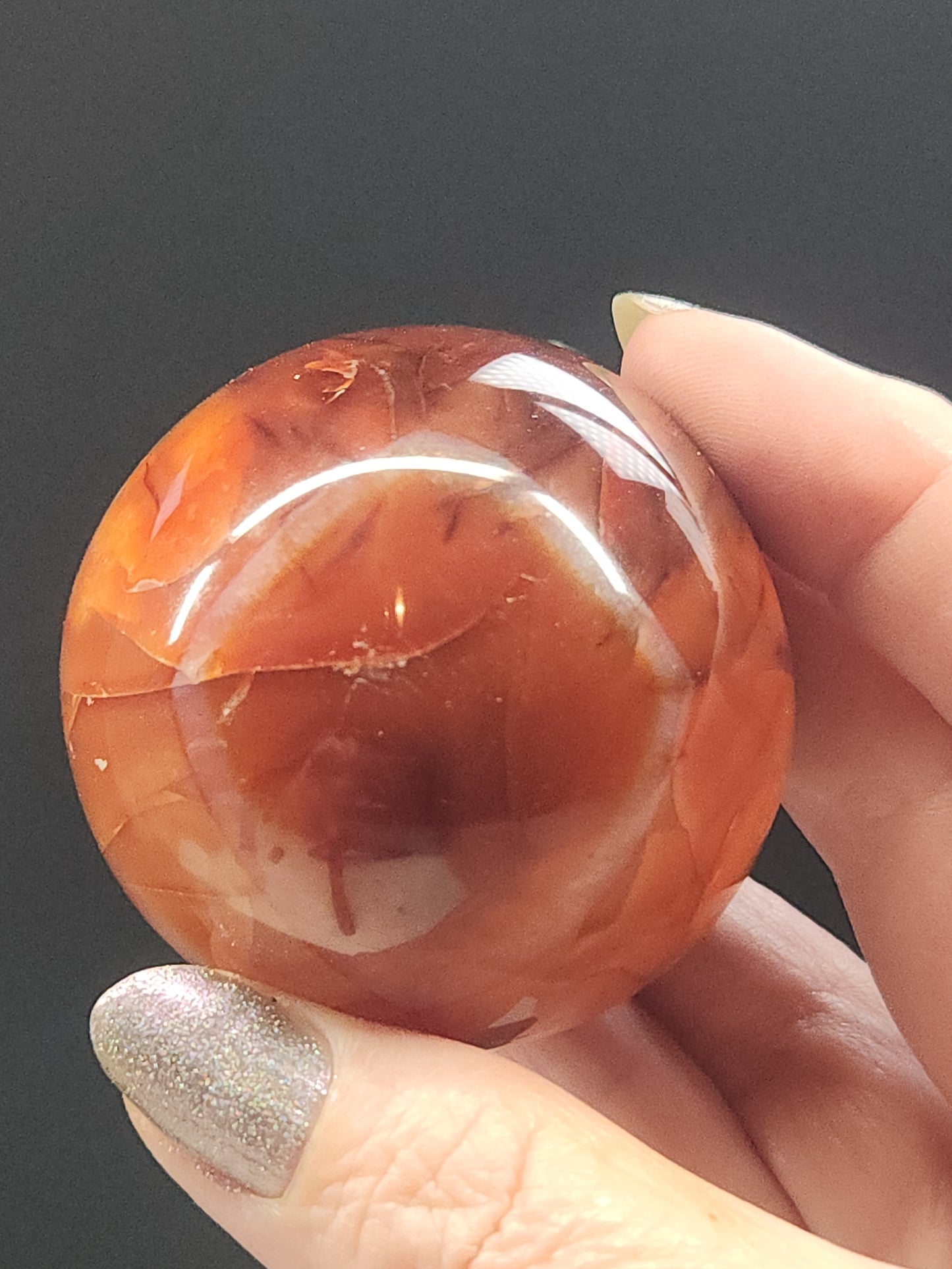 Carnelian Sphere CRS-004S-197-4