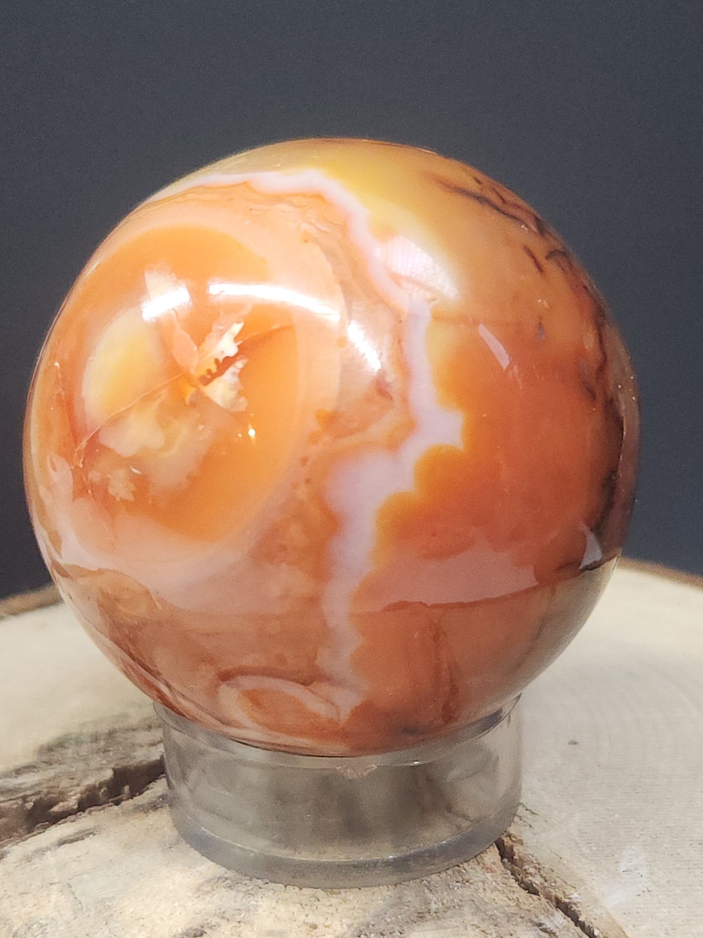 Carnelian Sphere CRS-005S-180-4