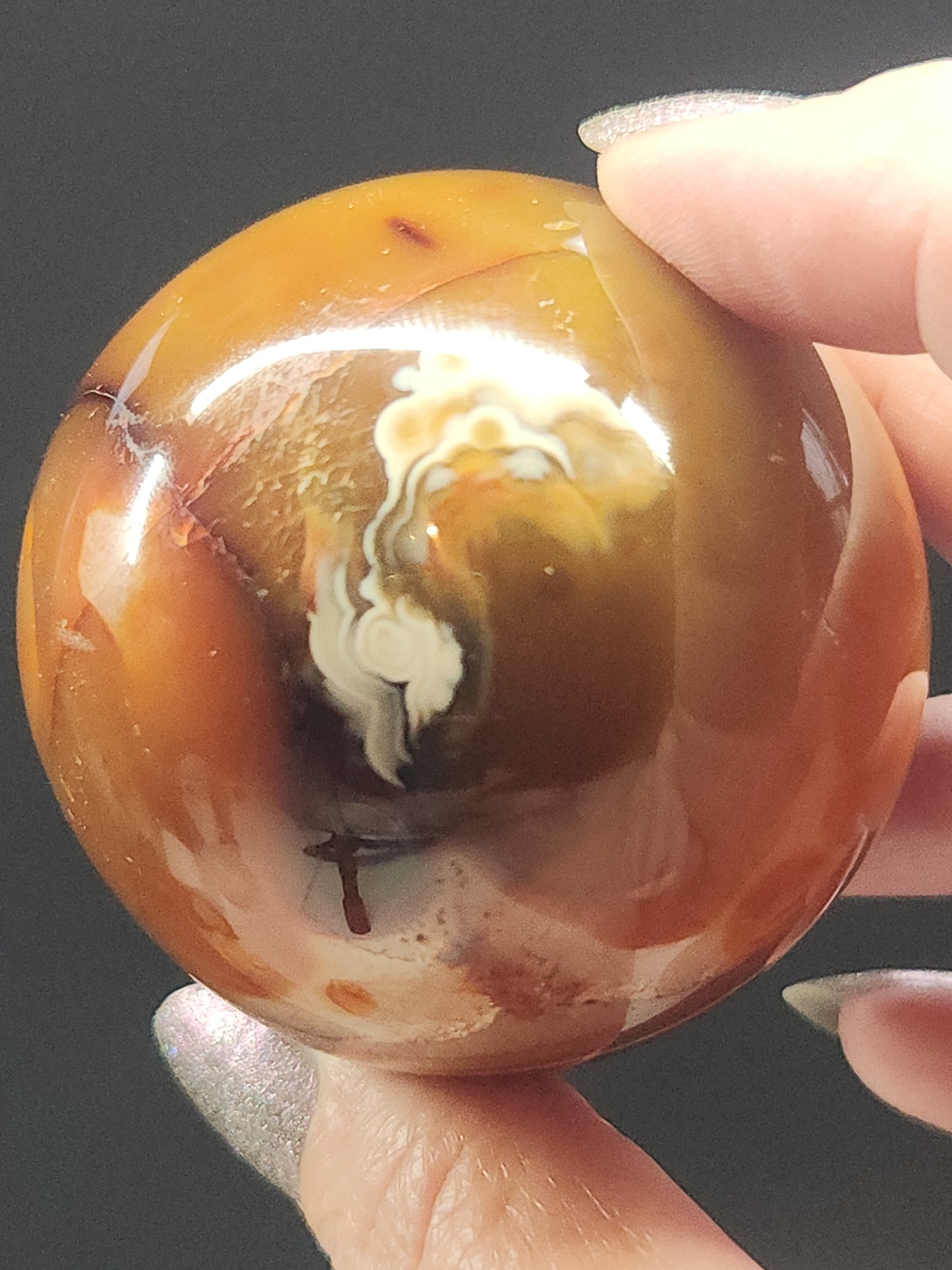 Carnelian Sphere CRS-006S-202-4 *