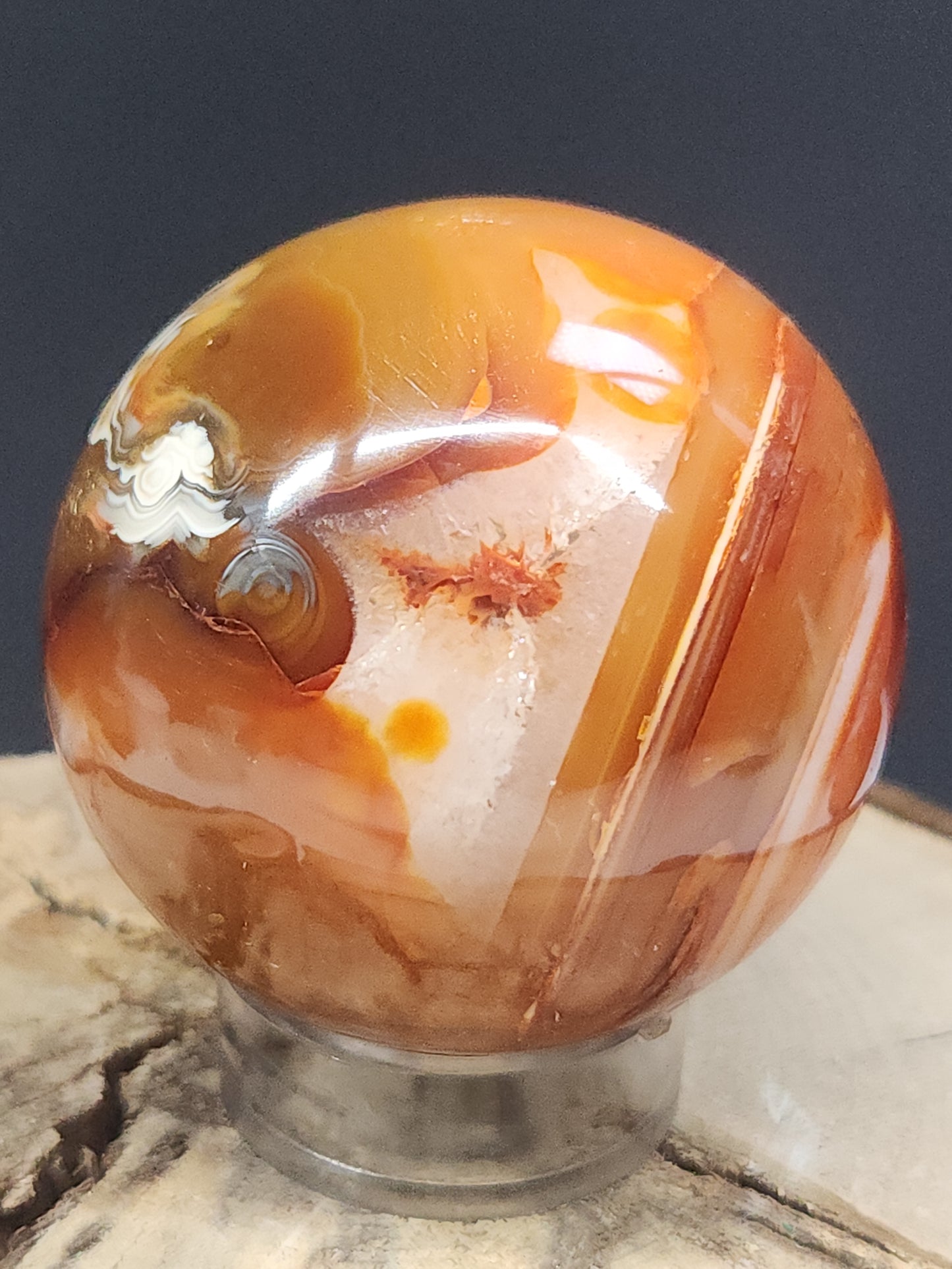 Carnelian Sphere CRS-006S-202-4 *