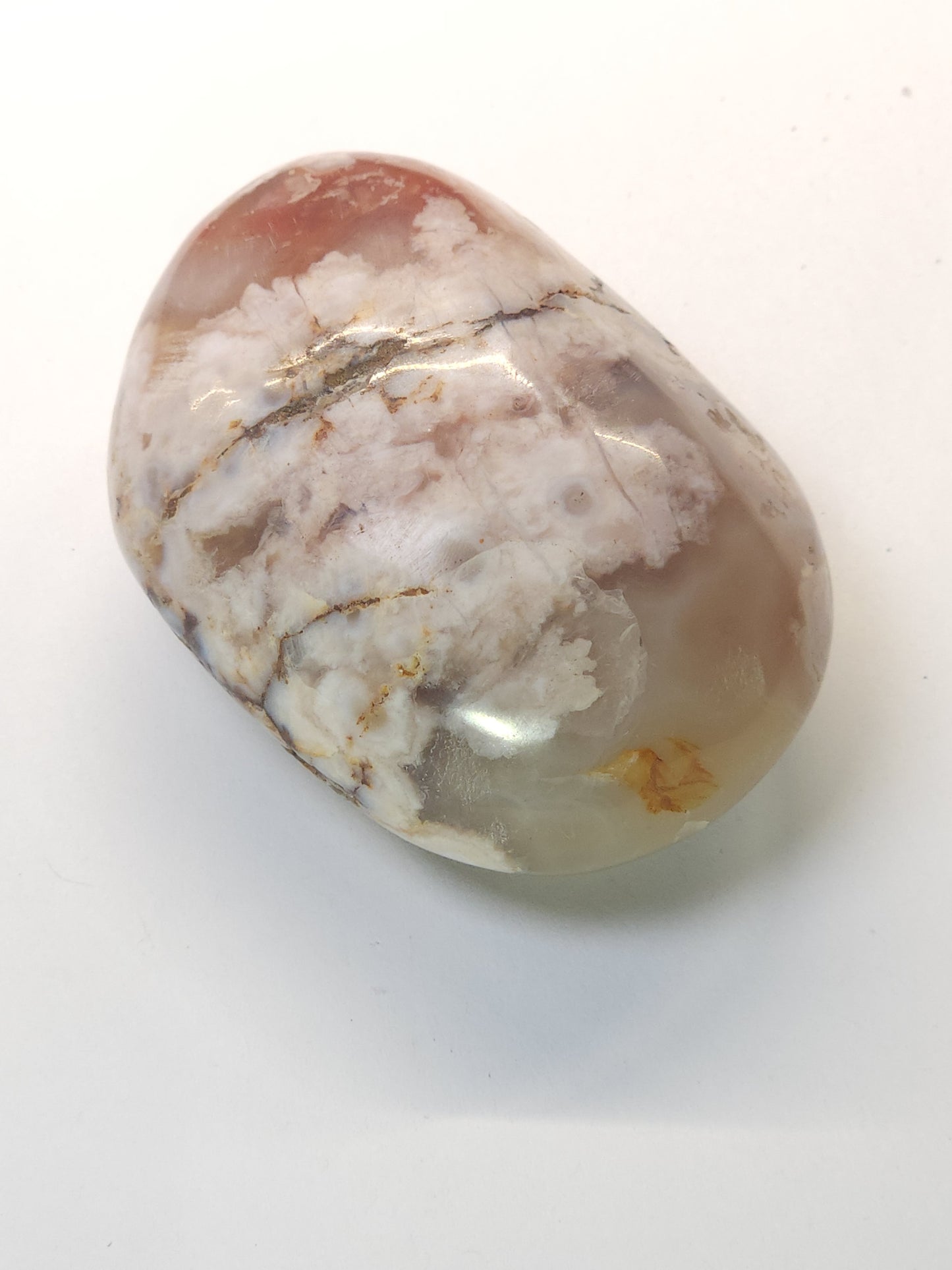 Flower Agate Palmstone FAP-003S