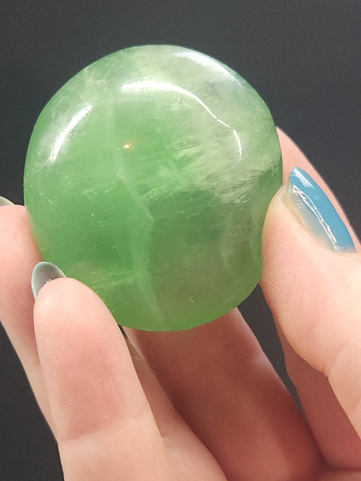 Green Fluorite Palmstones GFP-INT