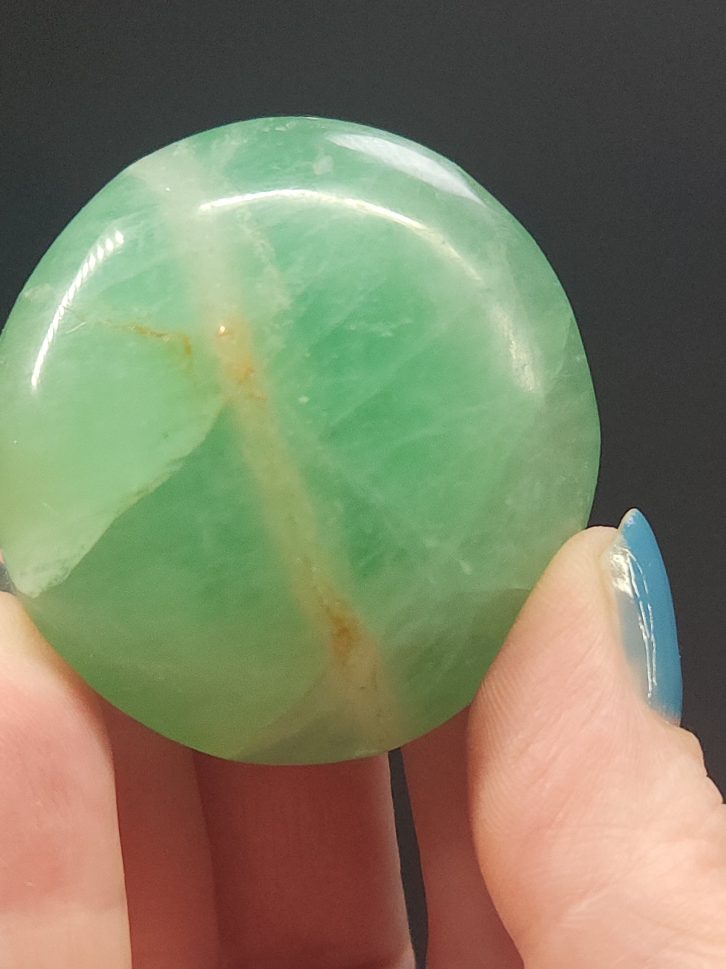 Green Fluorite Palmstones GFP-INT