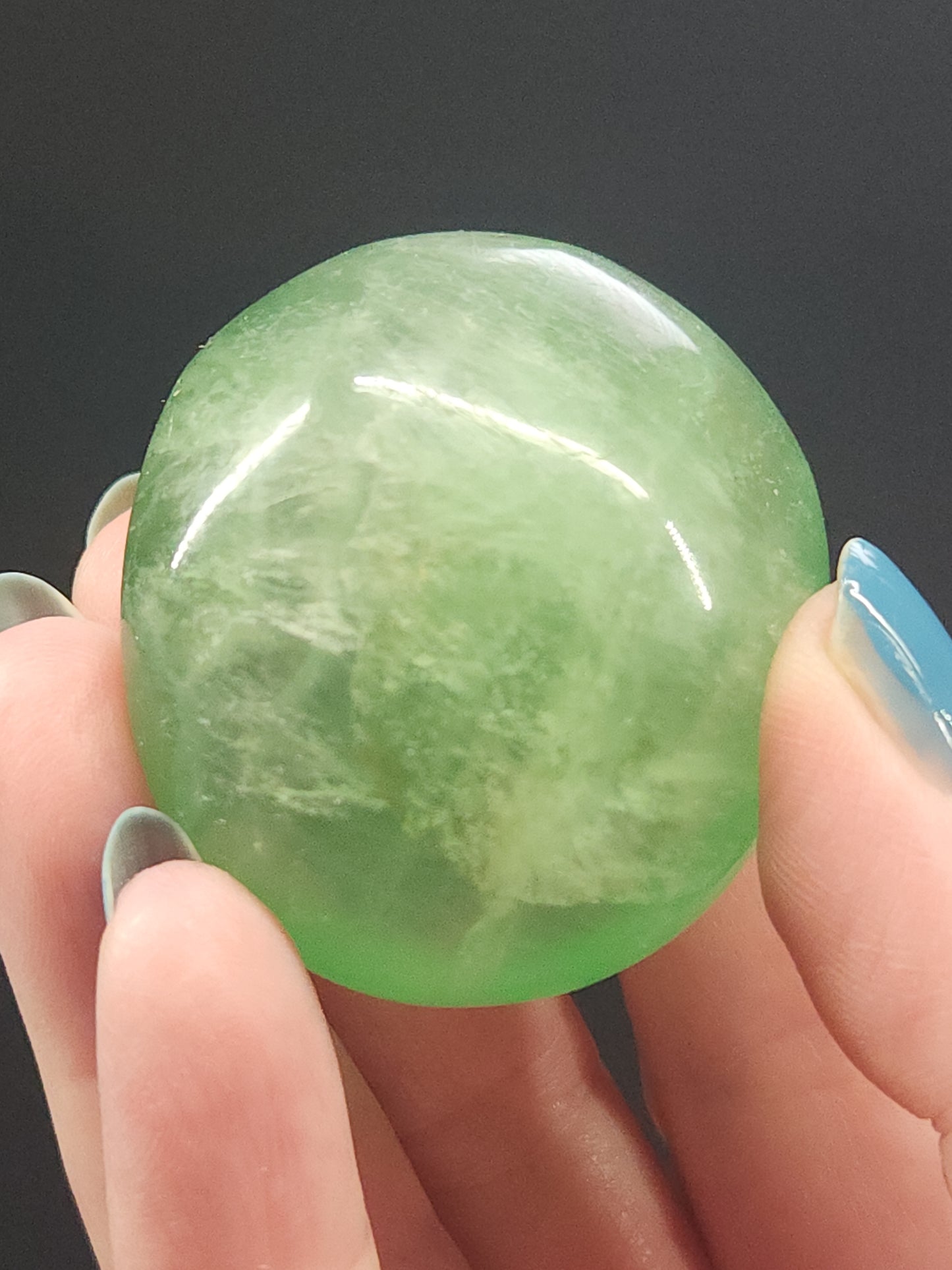 Green Fluorite Palmstones GFP-INT