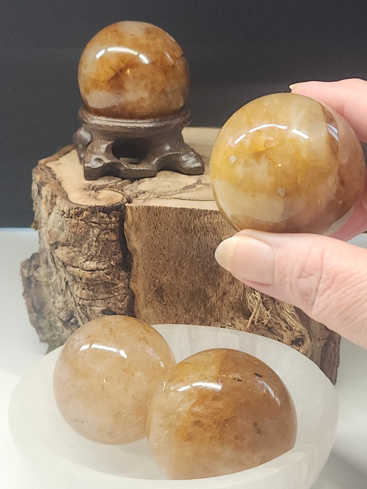 Golden Healer Spheres, 4cm