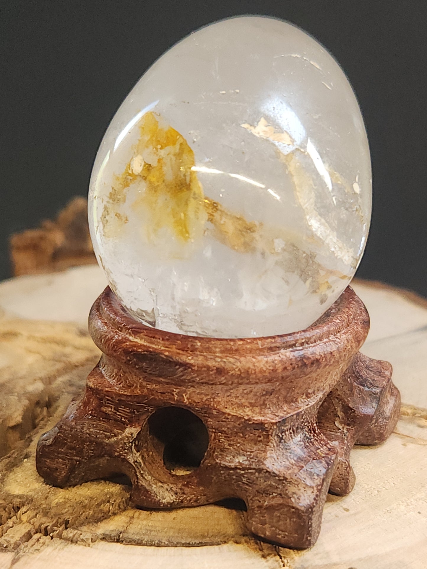 Clear Quartz Egg 100g