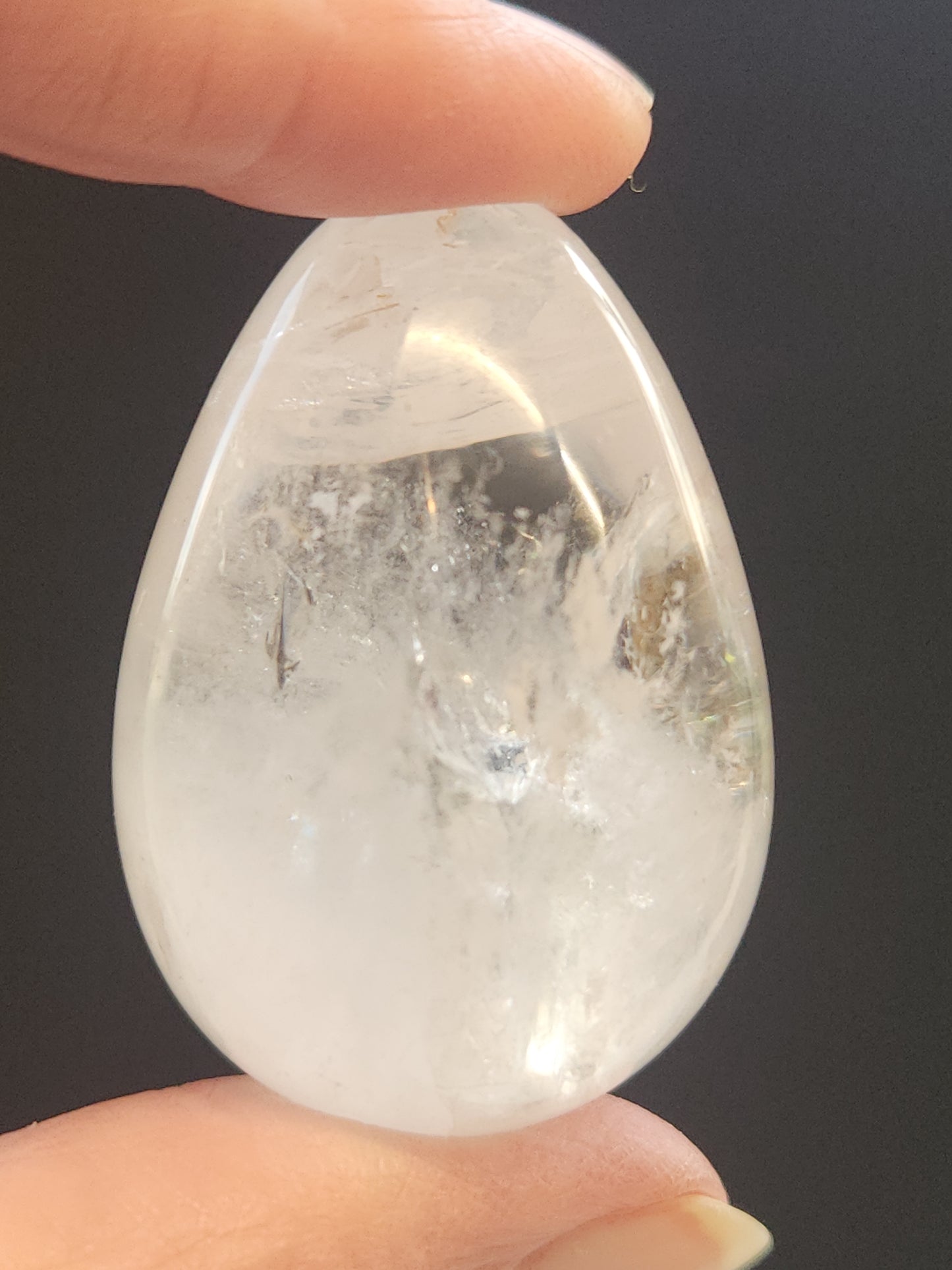 Clear Quartz Egg 69g