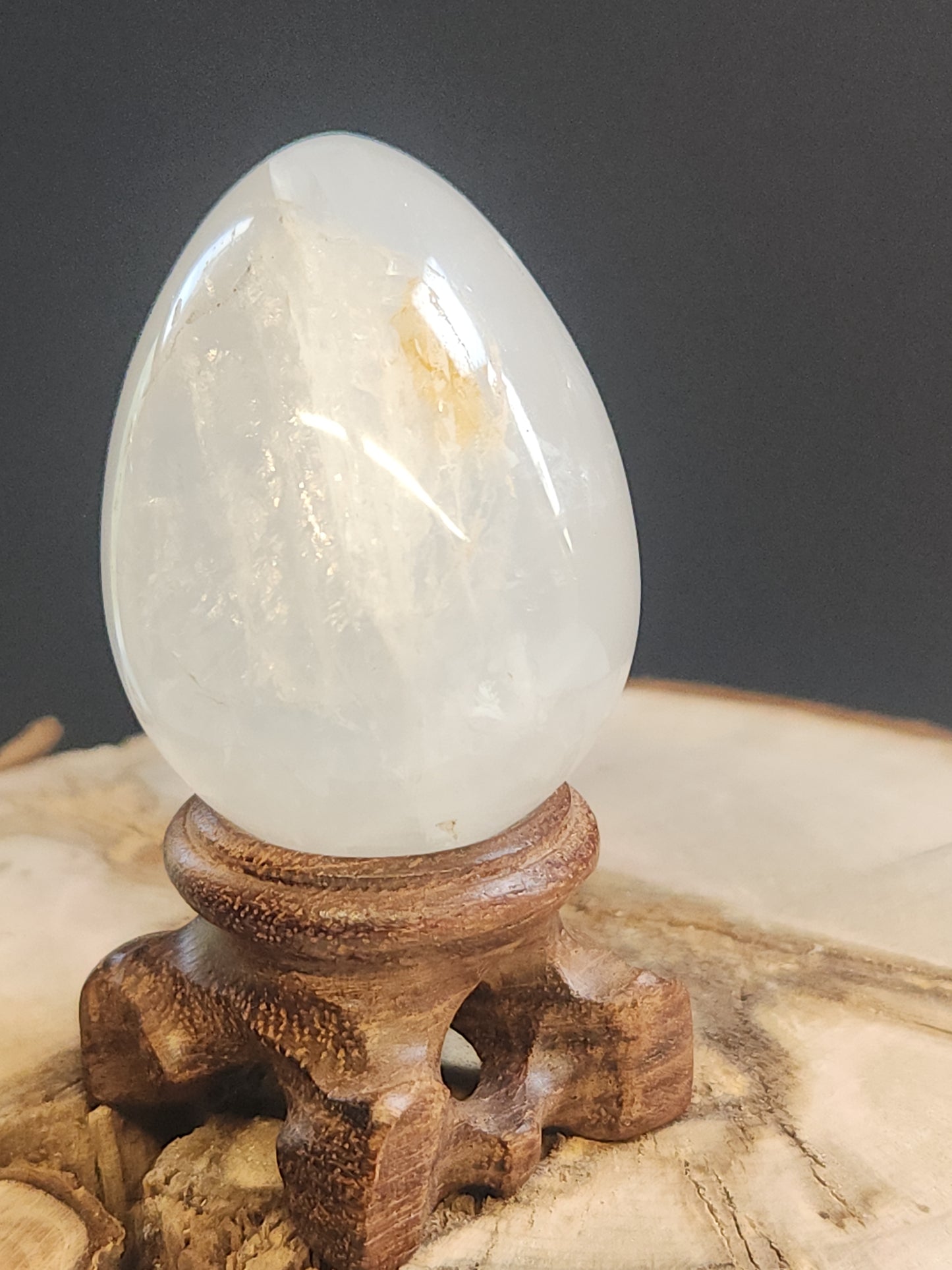 Clear Quartz Egg 26g