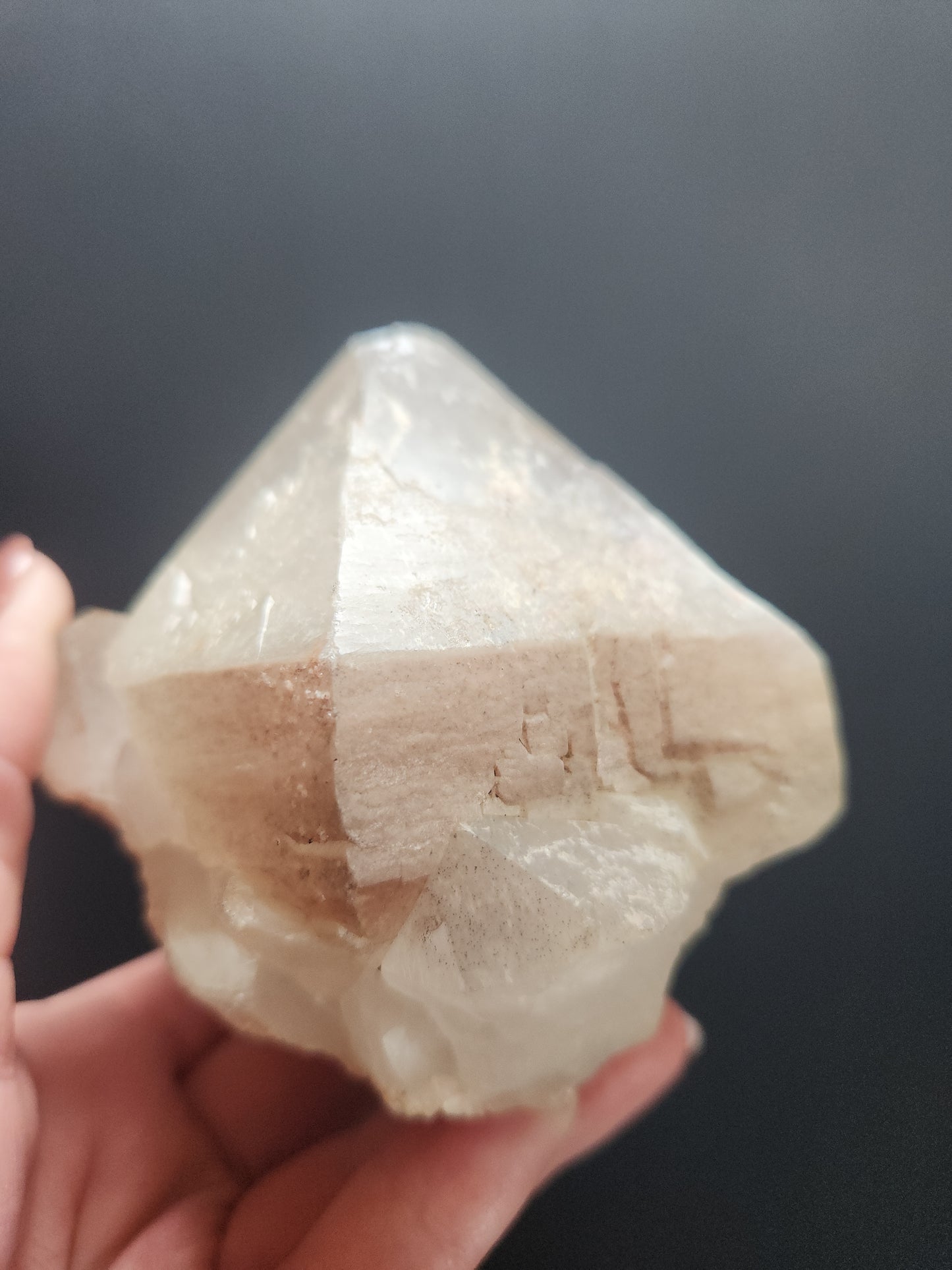 Hematoid Quartz Point 542g