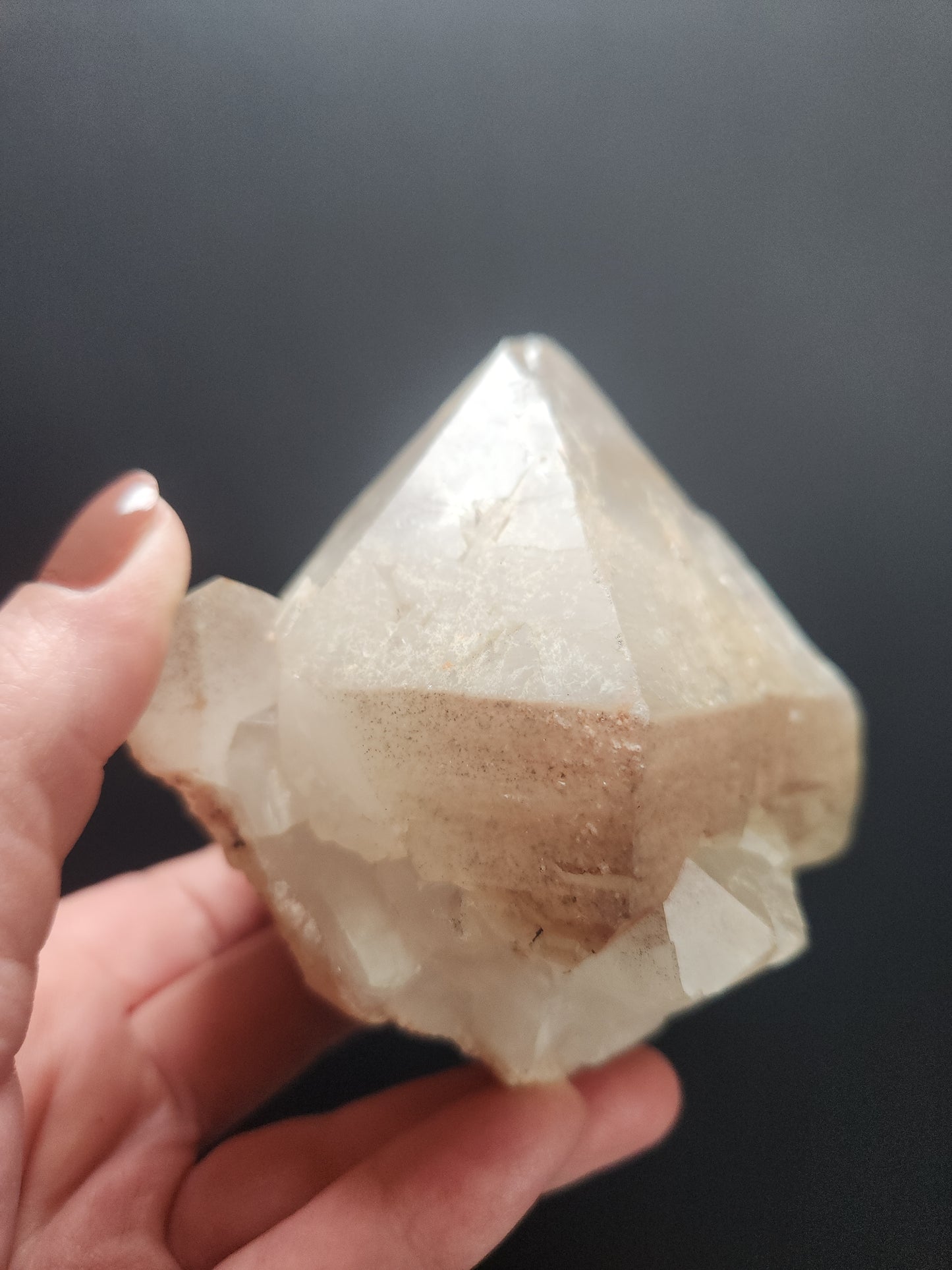 Hematoid Quartz Point 542g