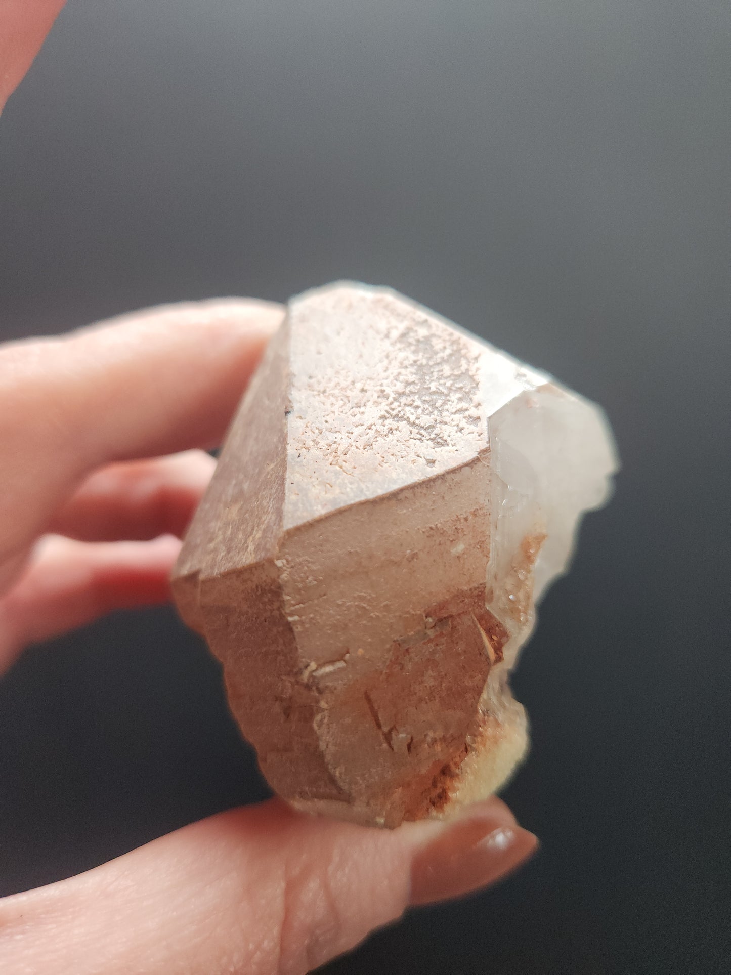Hematoid Quartz Point 112g