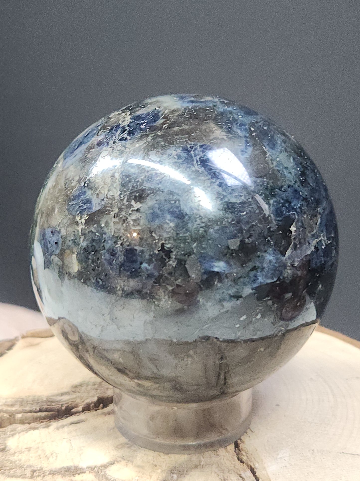 Iolite (Water Sapphire) Sphere IS-002S-411-4