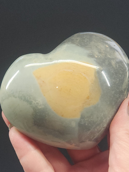 Polychrome Jasper Heart PJH-003S-392-3