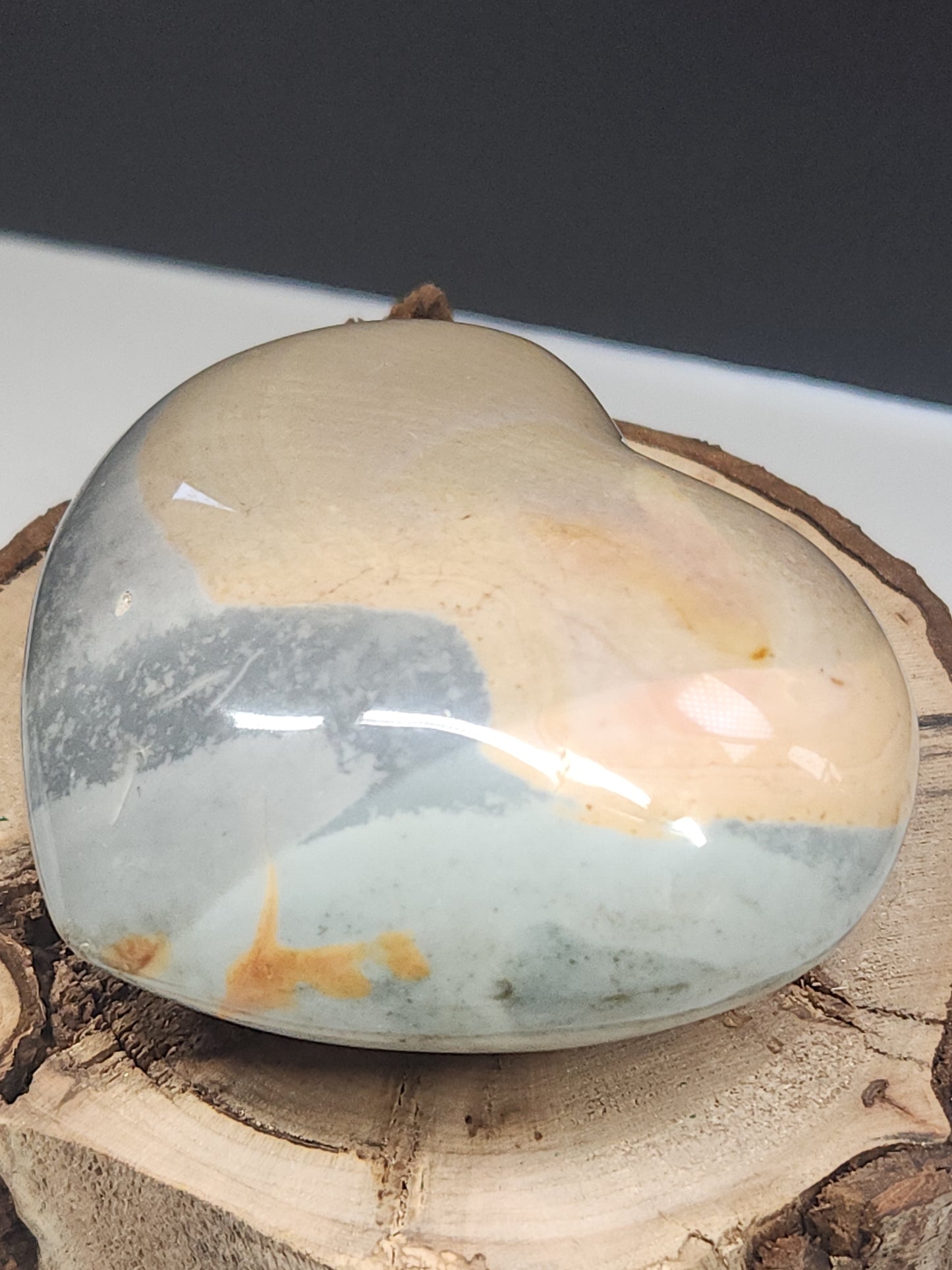 Polychrome Jasper Heart PJH-003S-392-3
