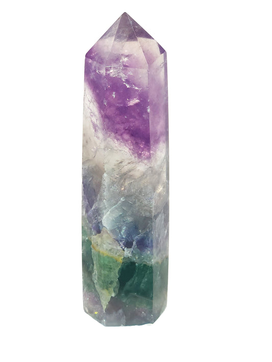 Rainbow Fluorite Tower RFT003