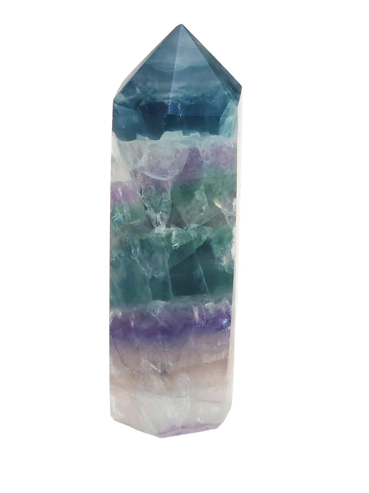 Rainbow Fluorite Tower RFT002