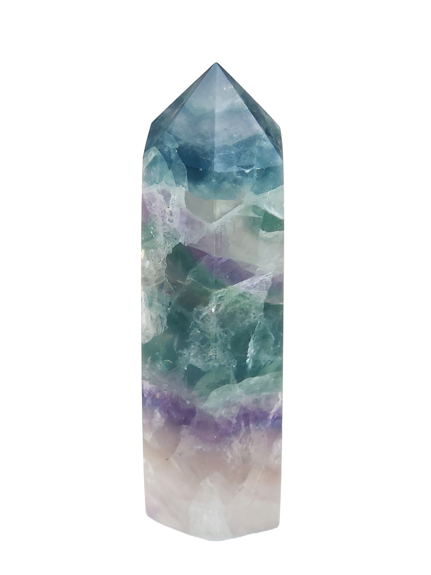 Rainbow Fluorite Tower RFT002