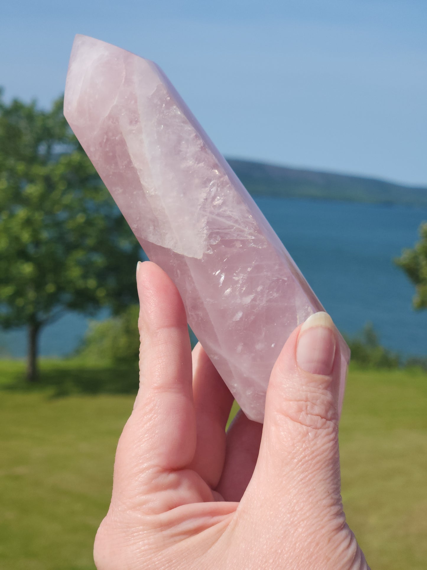 Rose Quartz Wand 338g