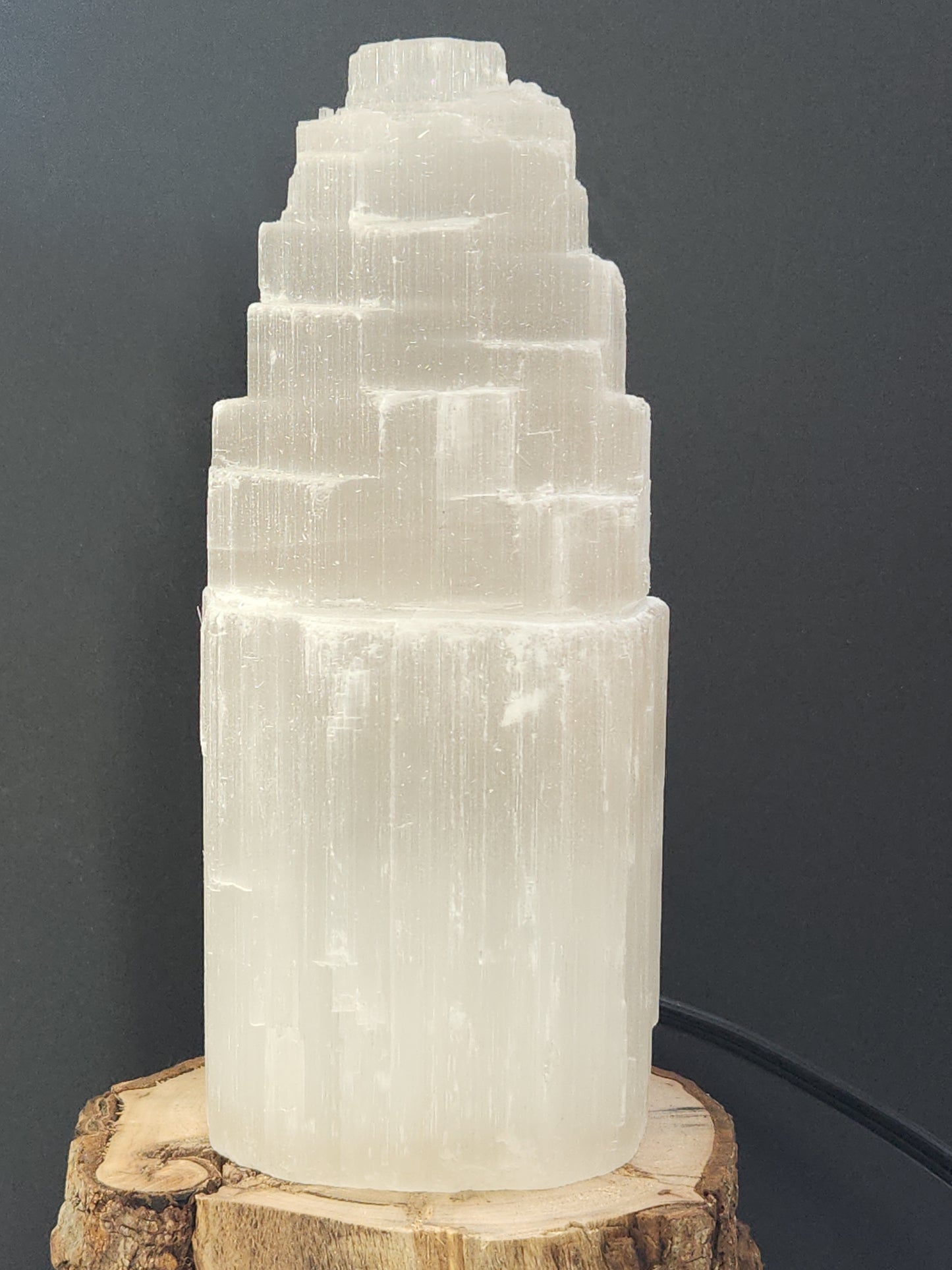Selenite Lamp 20cm