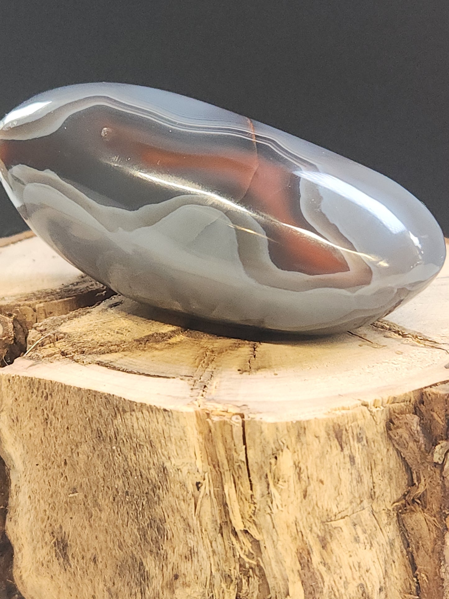 Sashe River Agate Face-Polished 232g