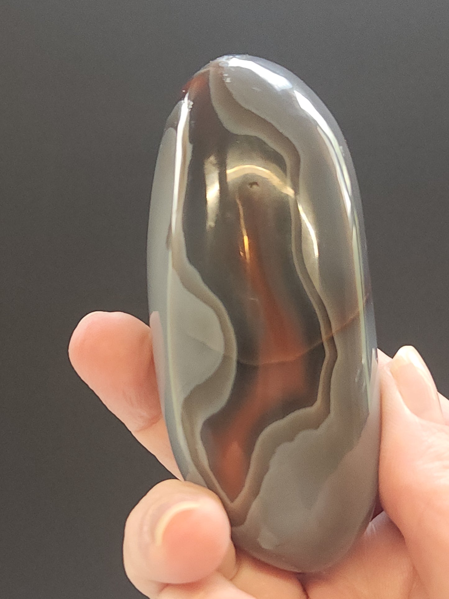 Sashe River Agate Face-Polished 232g